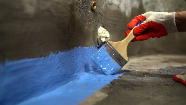 Commercial Interior Drainage System project at a Dane, WI business property by SJ Waterproofing Pros